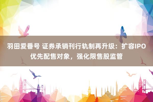 羽田爱番号 证券承销刊行轨制再升级：扩容IPO优先配售对象，强化限售股监管